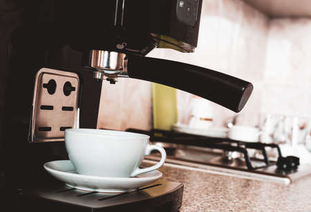 coffee maker for making natural drink at homeの写真素材