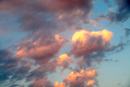 incredibly beautiful sunset, clouds at sunset, colorful sunset, clouds