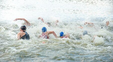 Triathlon Cup of Ukraine and Cup of Bila Tserkva.の写真素材