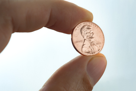 Penny closeup