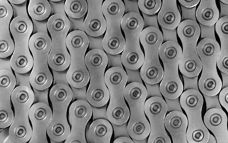 Bicycle chain as backgroundの写真素材