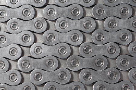  background texture of Bicycle roller chain.の写真素材