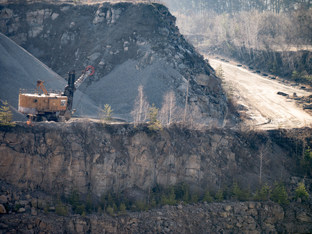 Stone quarry and mining equipment