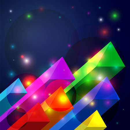 Abstract triangle backgroundのイラスト素材