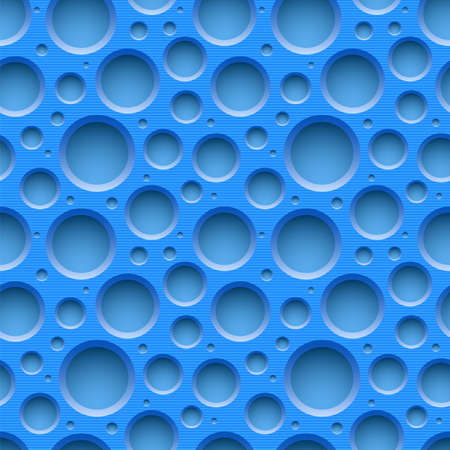 Blue seamless dotted plastic backgroundのイラスト素材
