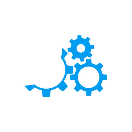 Gear icon with place for your text  Vector illustrationのイラスト素材