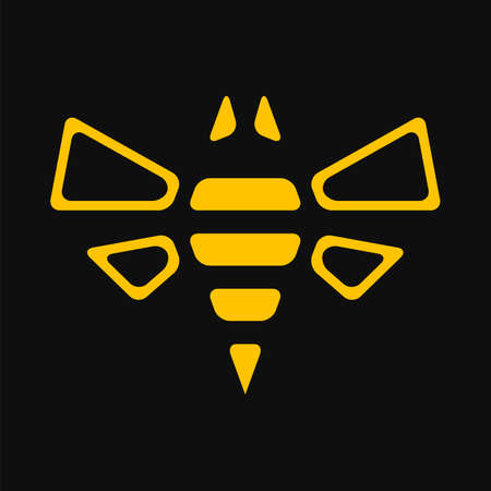 Abstract bee illustration  のイラスト素材