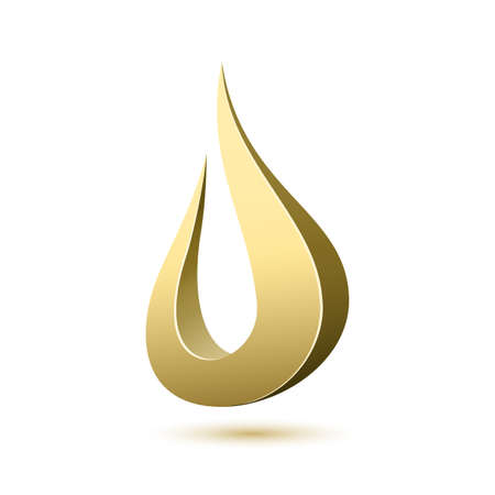 Abstract drop icon, template  Vector illustrationのイラスト素材