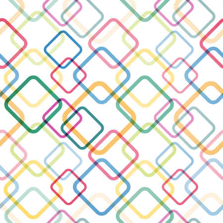 Seamless pattern with colorful squares のイラスト素材