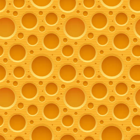 Yellow seamless plastic background with holes  のイラスト素材
