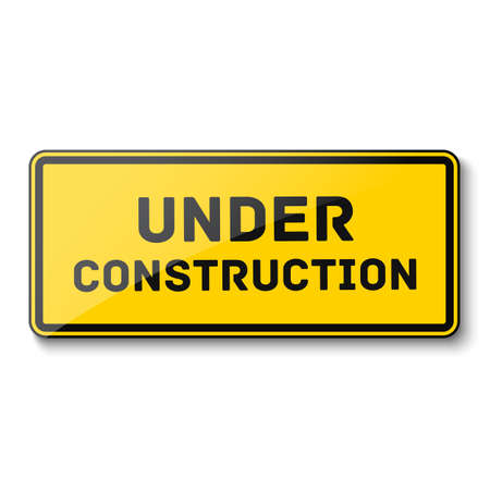 Under construction sign  Vector illustrationのイラスト素材