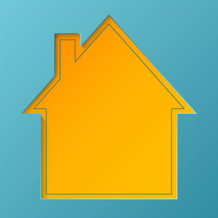 Abstract house backgroundのイラスト素材