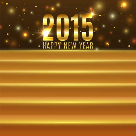 Happy New Year 2015 background with stepsのイラスト素材