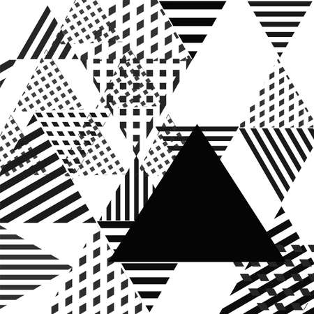 Abstract simple geometric triangle background. Vector illustrationのイラスト素材