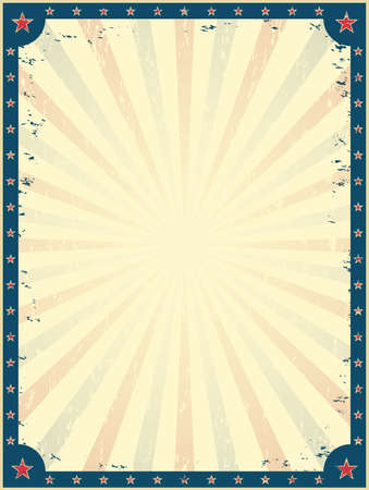 Vintage circus poster template. Funfair. Invitation to the show. Vector illustration.のイラスト素材