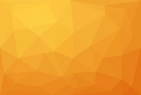 Abstract geometric mosaic orange polygonal background. Vector illustration.のイラスト素材