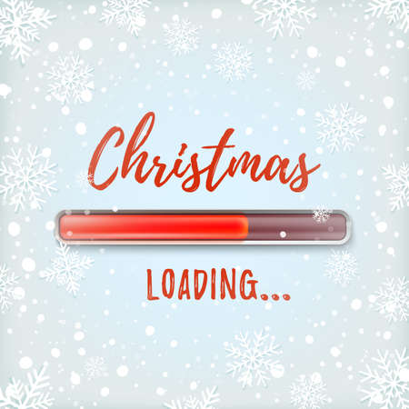 Christmas loading. Abstract design.の写真素材