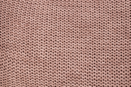 A large piece of light linen with a wrong side of woolen threadsの写真素材