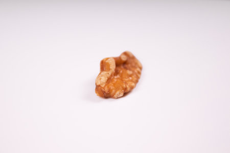 yellow nut slice front viewの写真素材