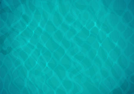 Sea water. Ocean surface with wave. Top view. Blue aqua basin. EPS10 vector illustration.のイラスト素材