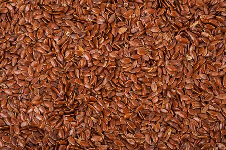 Background out of flaxseedの写真素材