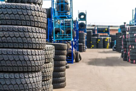 The tyre stocksの写真素材