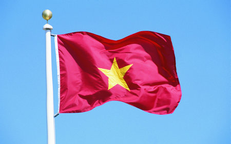 Vietnam. National flag of the country. In high quality. High quality illustrationの写真素材
