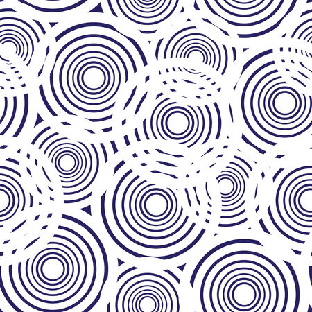 monochrome geometric ornament seamless patternのイラスト素材