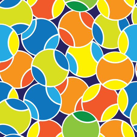 tennis balls seamless patternのイラスト素材