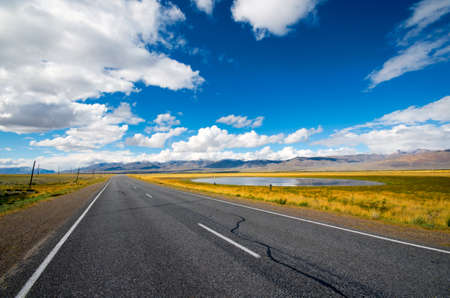 Chuysky highway. Travel by car. Altai. Russia.
