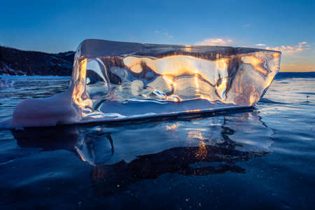 The exciting landscape of the Lake Baikal surroundings