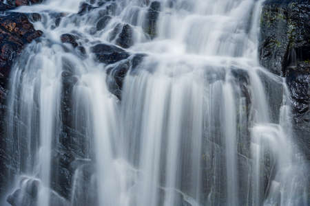 Exiting view of waterfall in Sri Lanka
