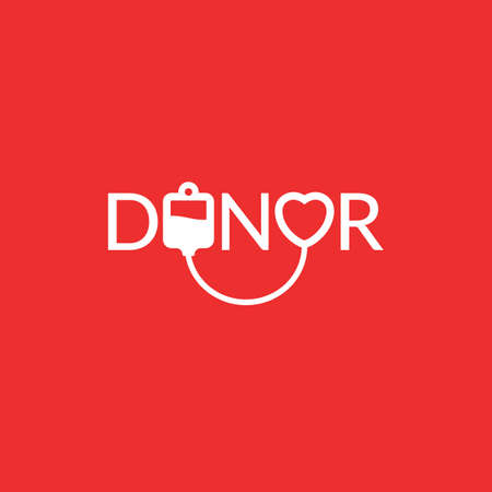 Donor. Illustrations for design, website, infographic, poster, advertising.のイラスト素材