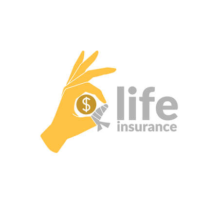 Life insurance sign.のイラスト素材