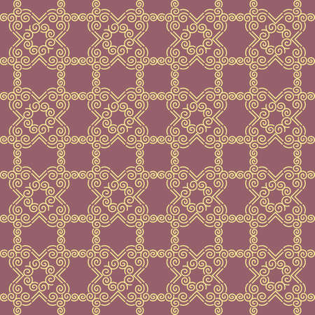 Linear seamless geometric pattern. Decorative background for cards, illustration, poster and web designのイラスト素材