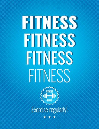 Fitness. Illustrations for design, website, infographic, poster, advertising.のイラスト素材