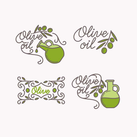 Olive oilのイラスト素材