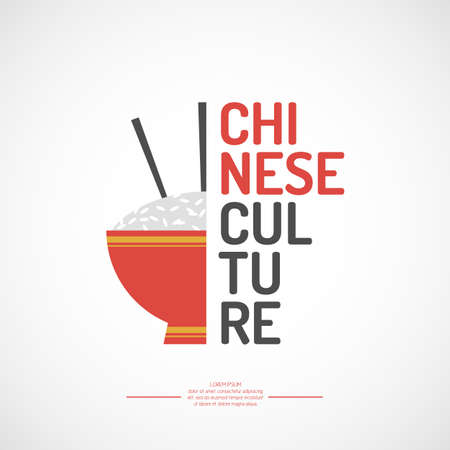 Vector poster Chinese culture.のイラスト素材