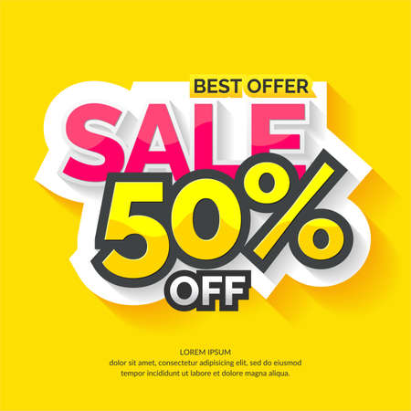 Original concept poster discount sale. Patch badges banner. Vector illustrationのイラスト素材