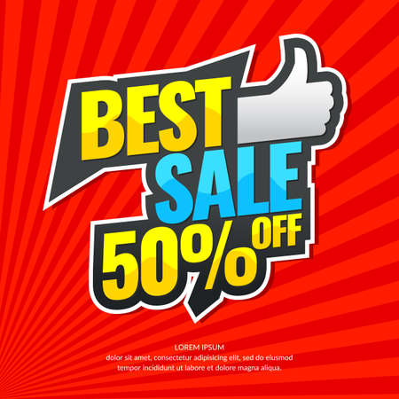 Original concept poster discount sale. Patch badges banner. Vector illustrationのイラスト素材