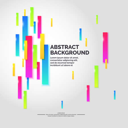 Modern abstract geometric background. Vector template for text page for the presentation.のイラスト素材