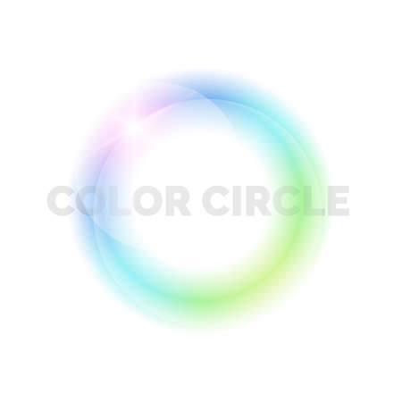 Bright circle on a light background.のイラスト素材