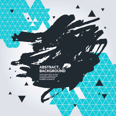 Abstract splashes, a modern background. Watercolor bannerのイラスト素材