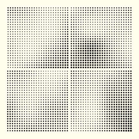 Set abstract vector halftone background. Black and white texture of dots.のイラスト素材