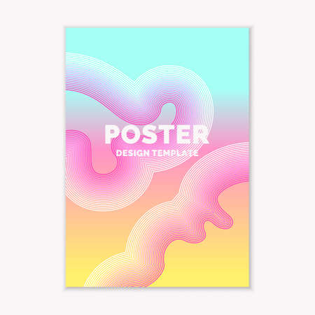 Template for a magazine about music, modern journal. Vector poster.のイラスト素材