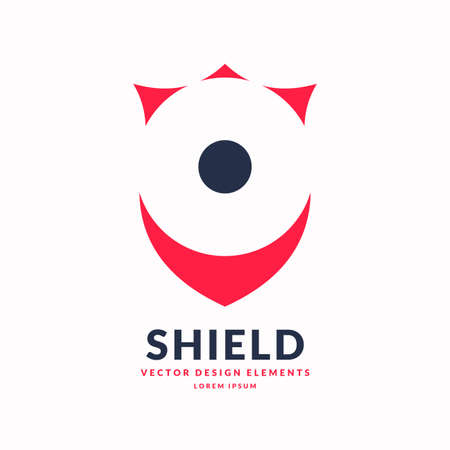 Modern emblem shield.のイラスト素材