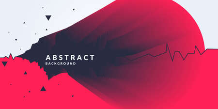Vector abstract background with dynamic forms. Illustration suitable for designのイラスト素材