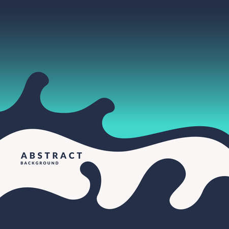 Bright poster with splatter. Vector illustration minimal flat styleのイラスト素材