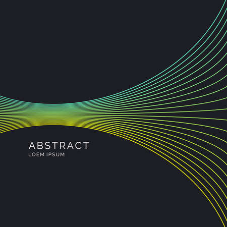 Vector abstract background with dynamic lines. Illustration suitable for design