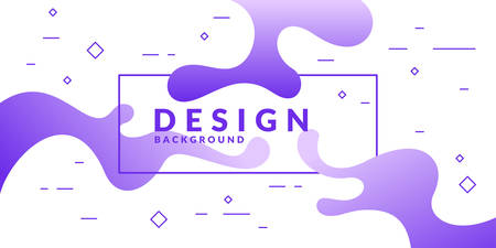 Bright poster with splatter. Vector illustration minimal flat styleのイラスト素材